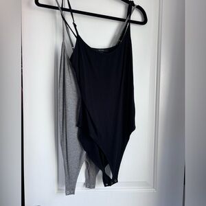 Black & Gray Bodysuit